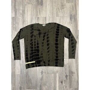 lisa todd tie dye green sweater small